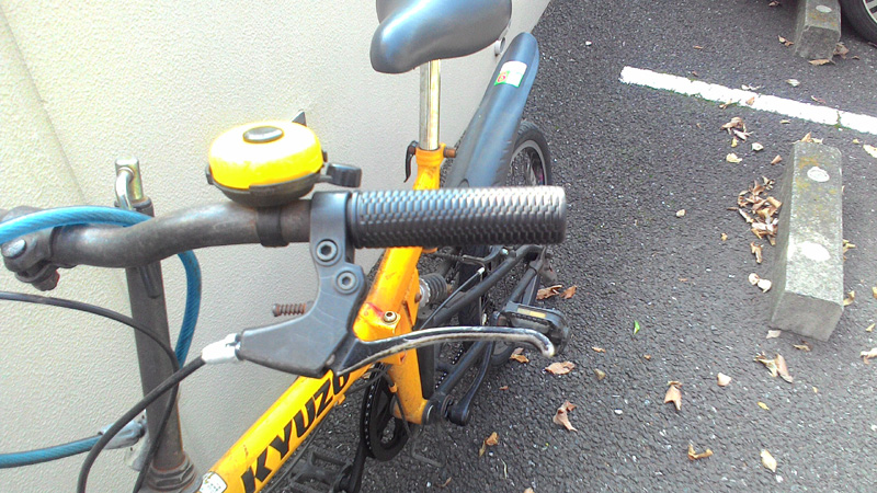 自転車ブレーキレバー交換