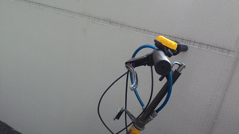 自転車ブレーキレバー交換