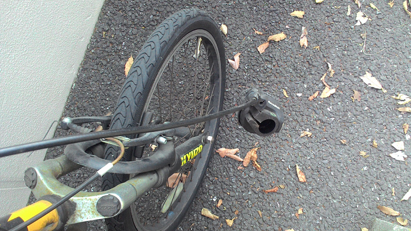 自転車ブレーキレバー交換
