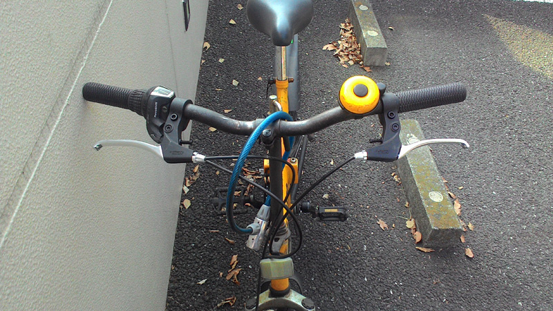 自転車ブレーキレバー交換